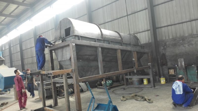 GT5型滚筒筛加工中