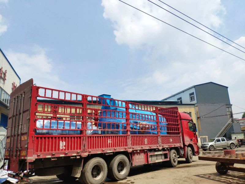 辽宁客户GT5滚筒筛装车发货现场