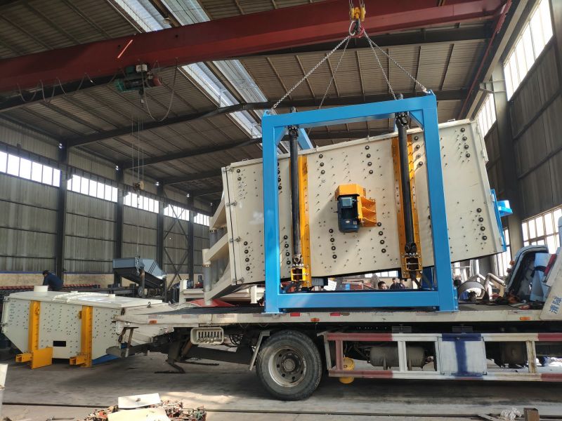 江苏的刘经理订购的新斯曼振动筛设备