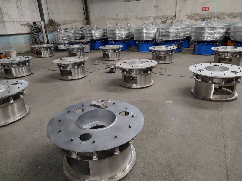 80台超声波振动筛生产赶制中