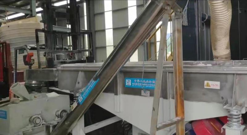 浙江湖州客户筛分输送系统使用现场