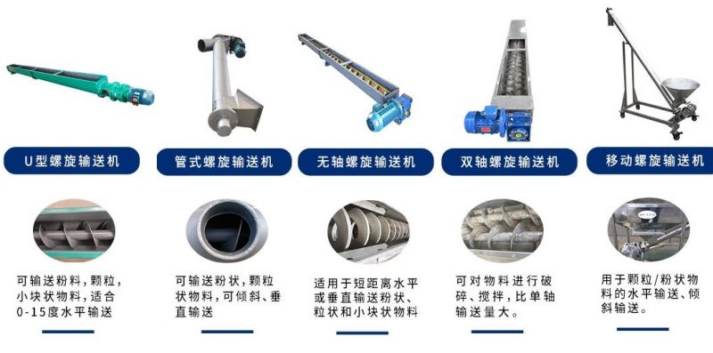 螺旋输送机 U型螺旋输送 管式螺旋 双轴螺旋