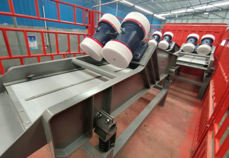 湖南客户3台脱水筛装车发货现场