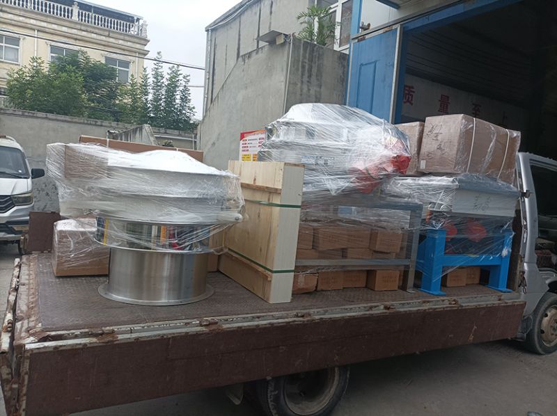 旋振筛、直排筛、直线筛等发货