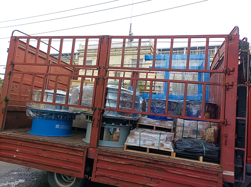 旋振筛、旋振筛底盘等发货