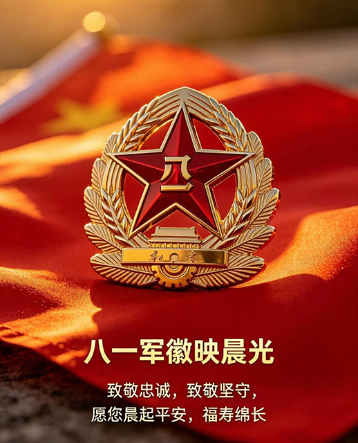 岁月静好，只是有人默默前行！​ 借助八一！ 公司领导给三位退役军人安排一场！ ​愿祖国山河无恙，国泰民安，繁荣昌盛！