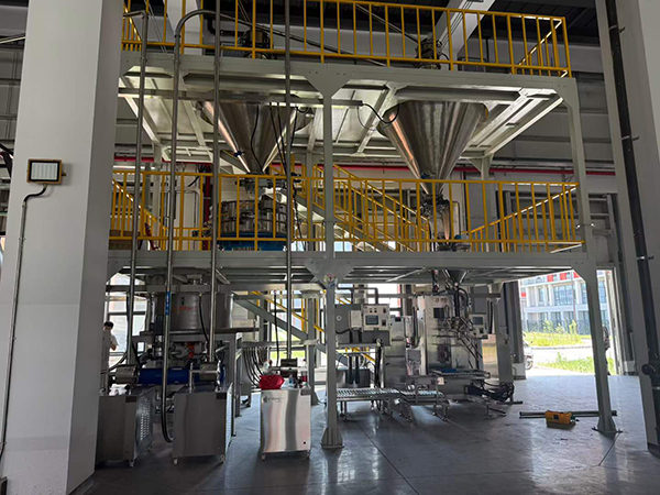 整套粉体自动化产线调试收官